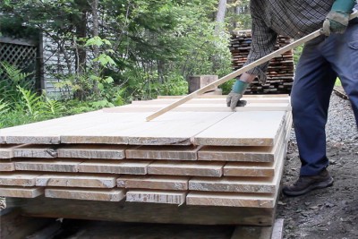 De la forêt à l'atelier - L'entreposage