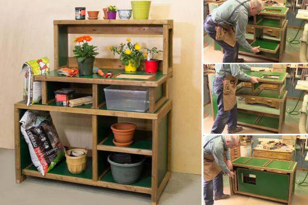 Projet - Comptoir de jardin démontable