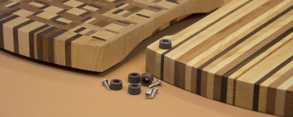 Quelles pattes choisir pour fixer sous les planches et blocs de boucher et où les trouver?