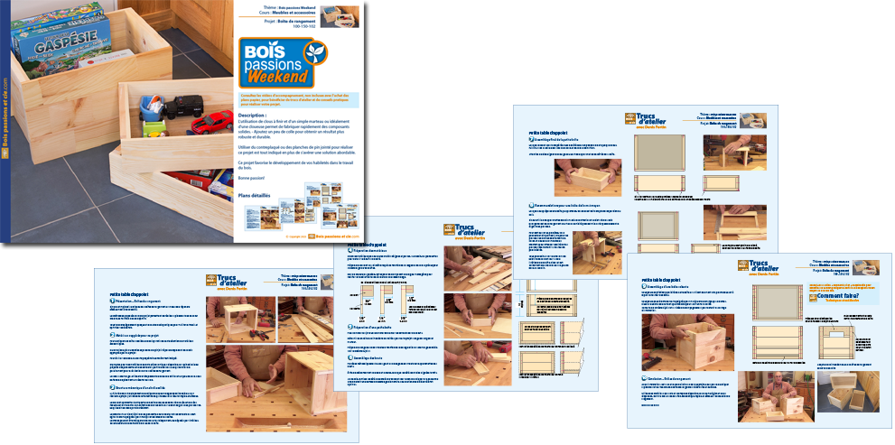 Cahier de plans papier disponible