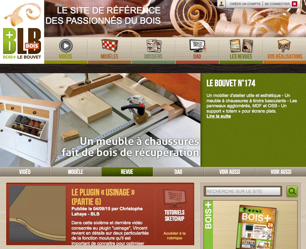 Acceuil site Web Le Bouvet