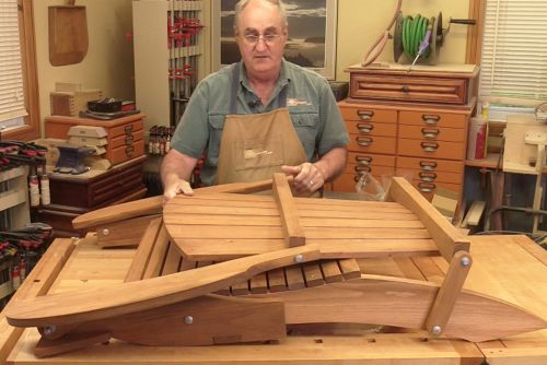 Fauteuil - Style Adirondack plié