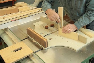 Découpe des tenons