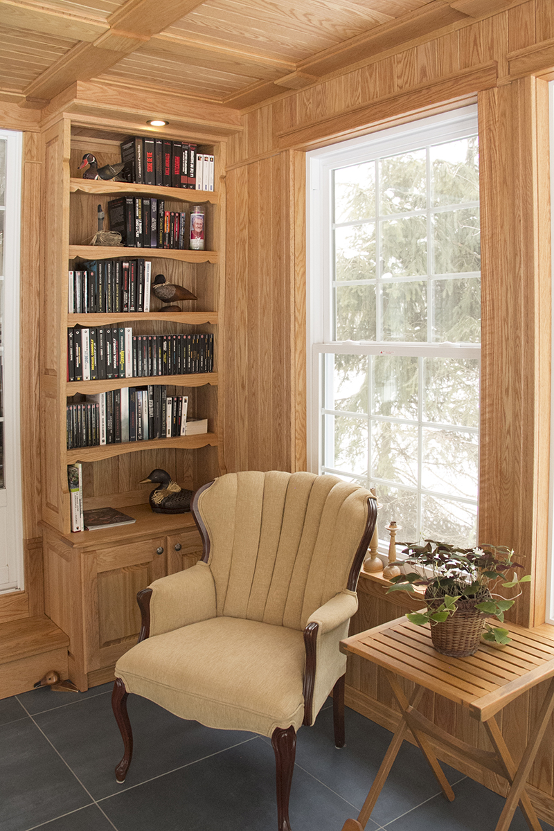 Solarium détail bibliothèque