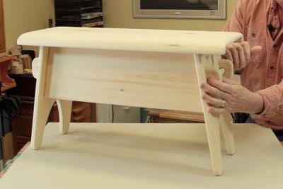 Fabriquer un banc rustique