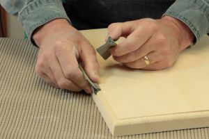 Démonstration d'un ponçage type