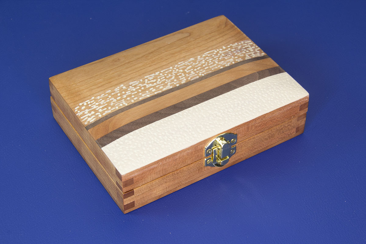 Petit coffret à mouches - Détail