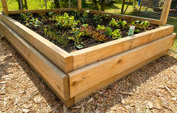 Coin de boîte à jardin