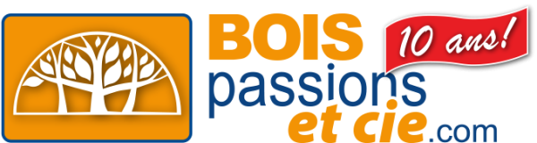 Logo Bois passions et cie - 10 ans