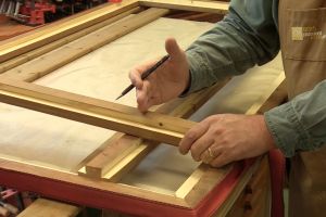Découpage de la deuxième mortaise