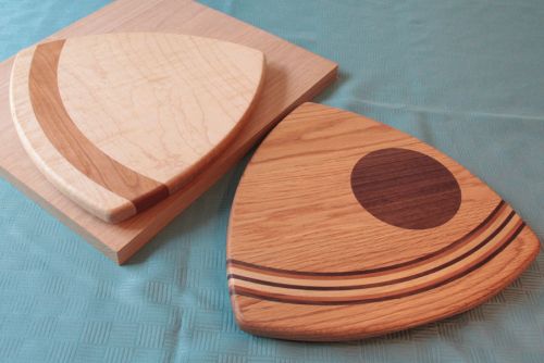 Planches à découper en érable, cerisier et noyer noir