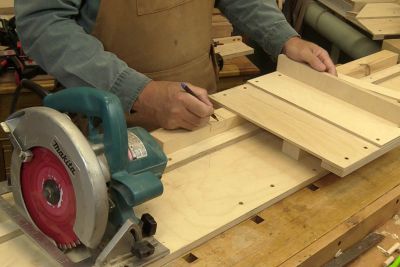 Guides à onglets pour scie ronde