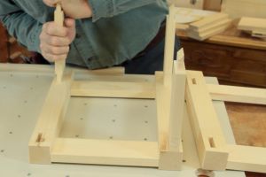 Montage du tabouret à sec