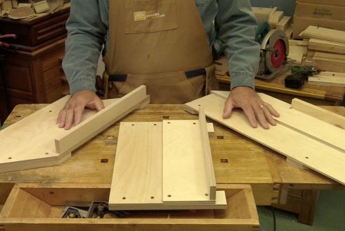 Guides à onglets pour scie ronde