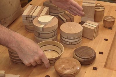 Bols et couvercles en blocs laminés