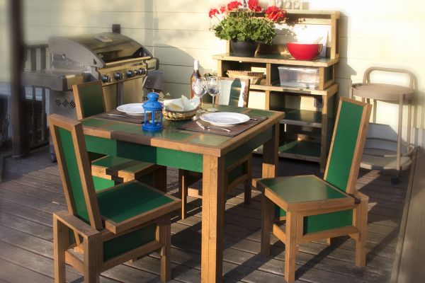Ensemble patio - Style contemporain