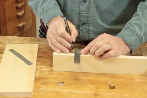Marquage des différents types de tenons