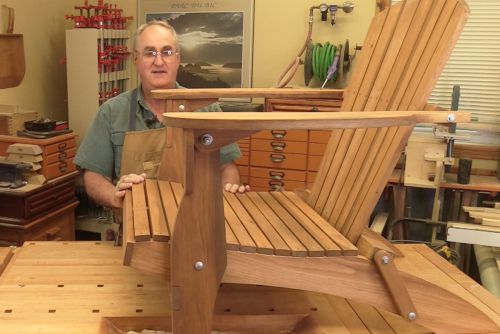 Fauteuil - Style Adirondack plié