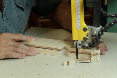 Découpage à la scie à ruban