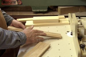 Rainures avec profilé
