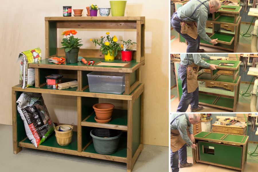 Comptoir de jardin démontable