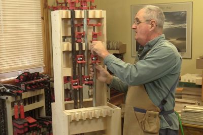 Grand support pour serre-joints à tuyaux
