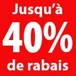 40% de rabais
