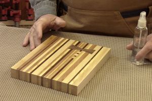 Truc pour voir un aperçu de la finition sur le bois