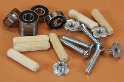 Ensemble de quincaillerie pour Poussoirs à balai et à roulement