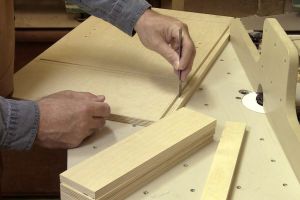 Fabrication des rainures sur les traverses arrière