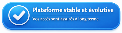 Badge stabilité et évolution